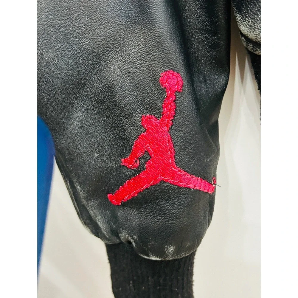 Vintage Jordan Warner Bros Marvin the Martian Leather Jacket 4XL Spike Lee Mars